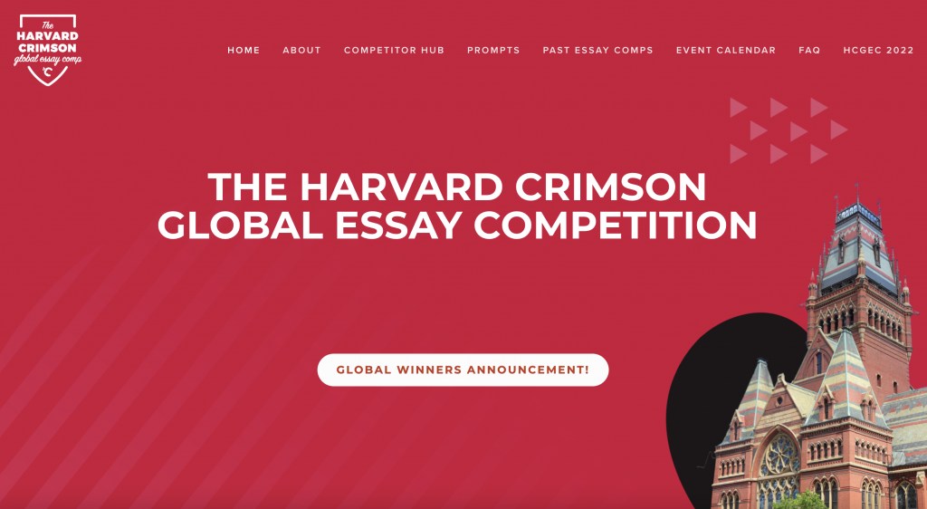 harvard crimson global essay writing competition